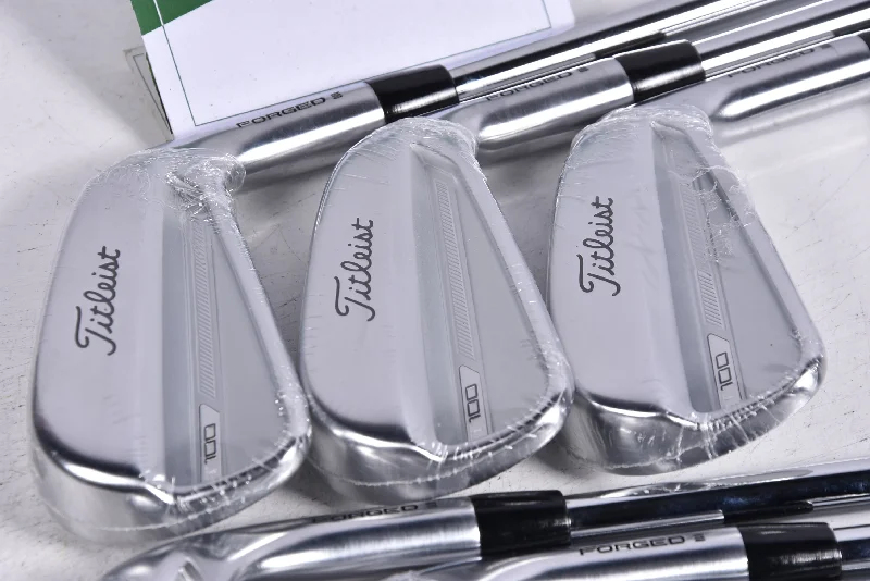 Titleist T100 2023 Irons / 4-PW / Stiff Flex AMT Tour White S300 Steel Shafts