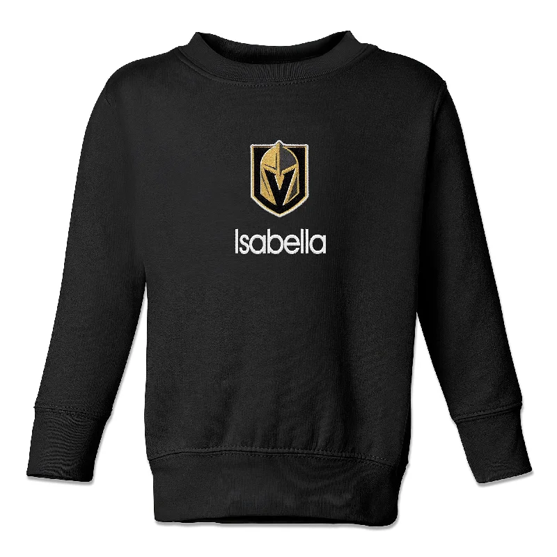 Personalized Vegas Golden Knights Toddler Crewneck Sweatshirt