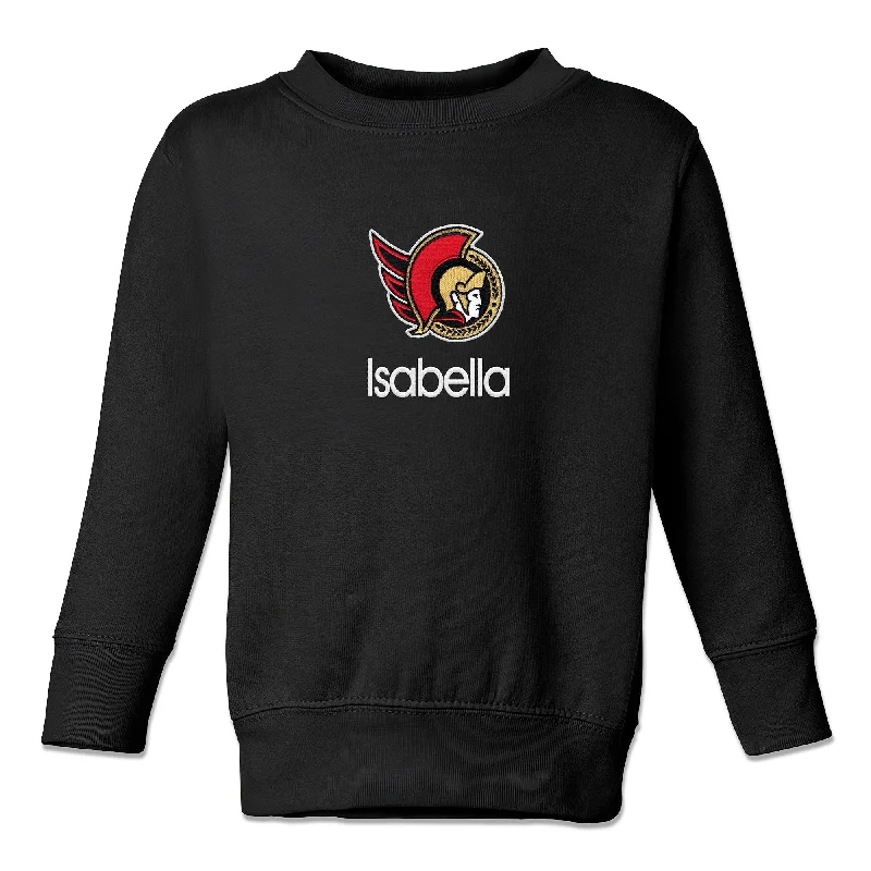 Personalized Ottawa Senators Toddler Crewneck Sweatshirt