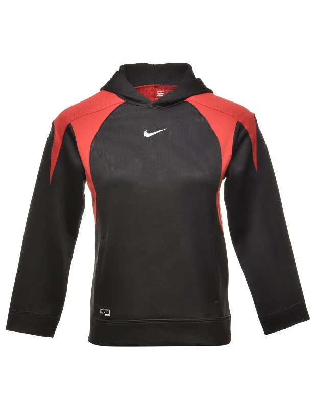 Nike Colour Block Hooded Sweatshirt - M