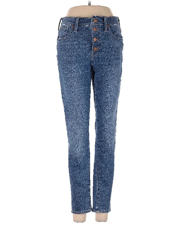 High-Rise Skinny Jeans in Medium Wash