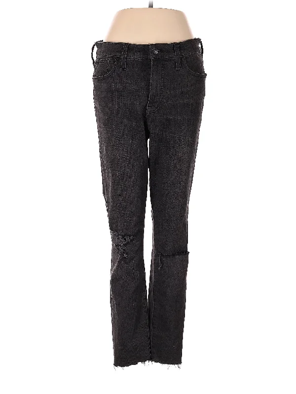 Mid-Rise Straight-leg Jeans in Dark Wash