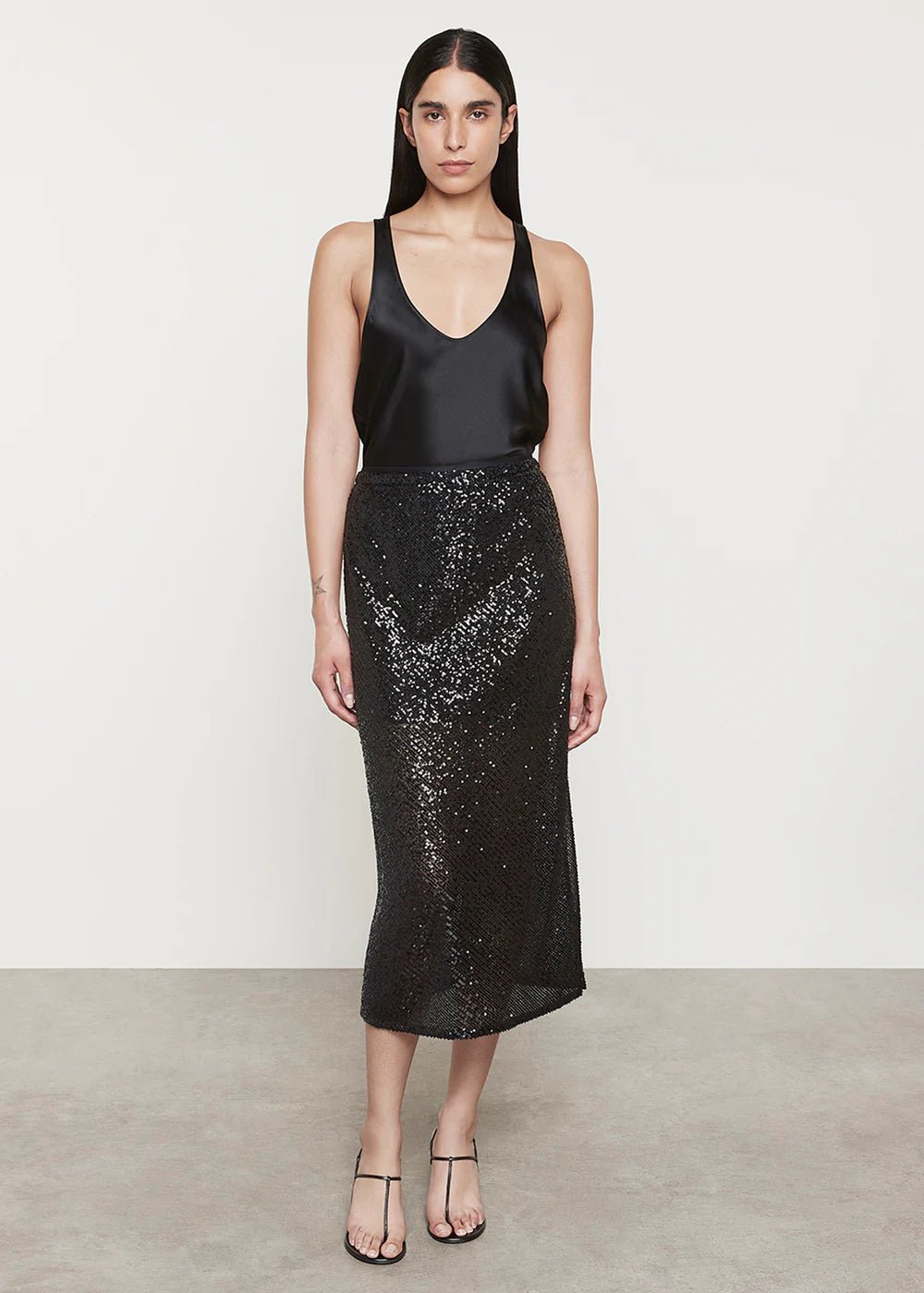 Enza Costa - Black Sequin Skirt