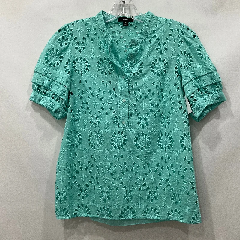 Teal Top Short Sleeve J Crew, Size Xs